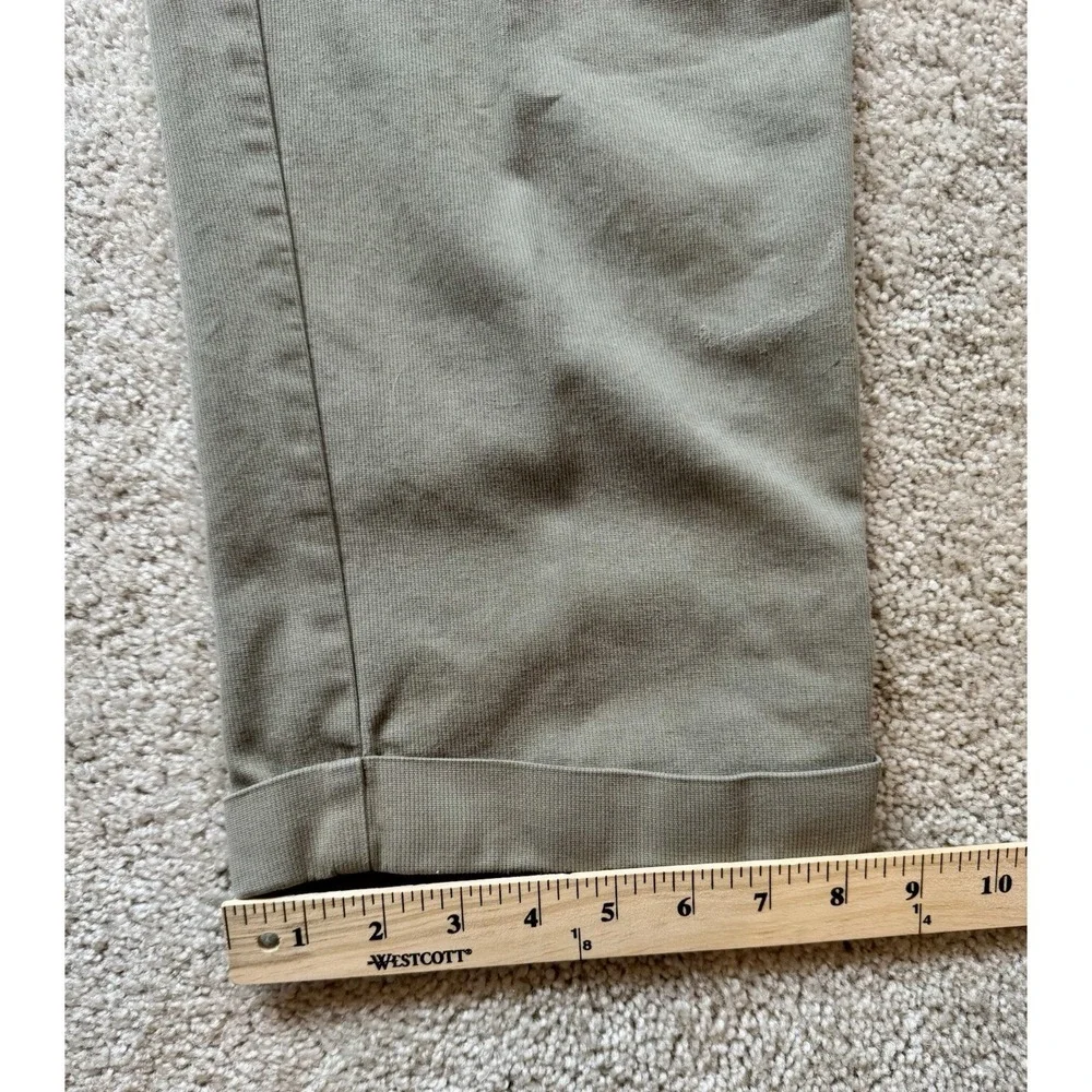 Vintage Banana Republic Smithfield Mens 35x29 Pleated Cuffed Textured Chinos